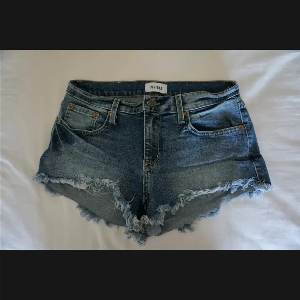 Pistola Revolve Womens Shorts Jeans Denim Winston High Rise 27 - Picture 5 of 5
